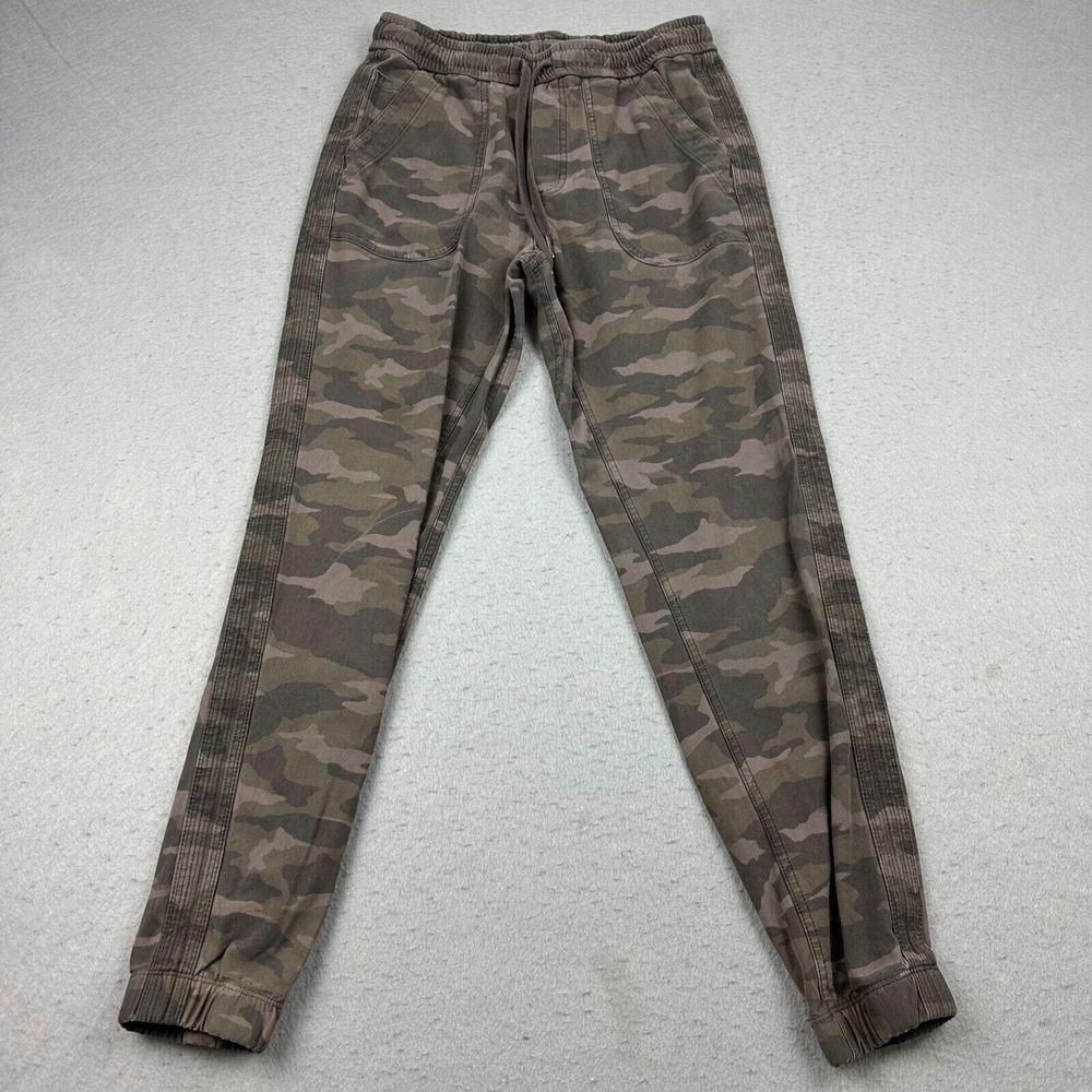 Athleta Farallon Joggers Women's Size 2‎ Stratum Camo Laurel Olive Pull On
